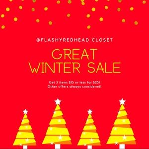 My closet is on sale!